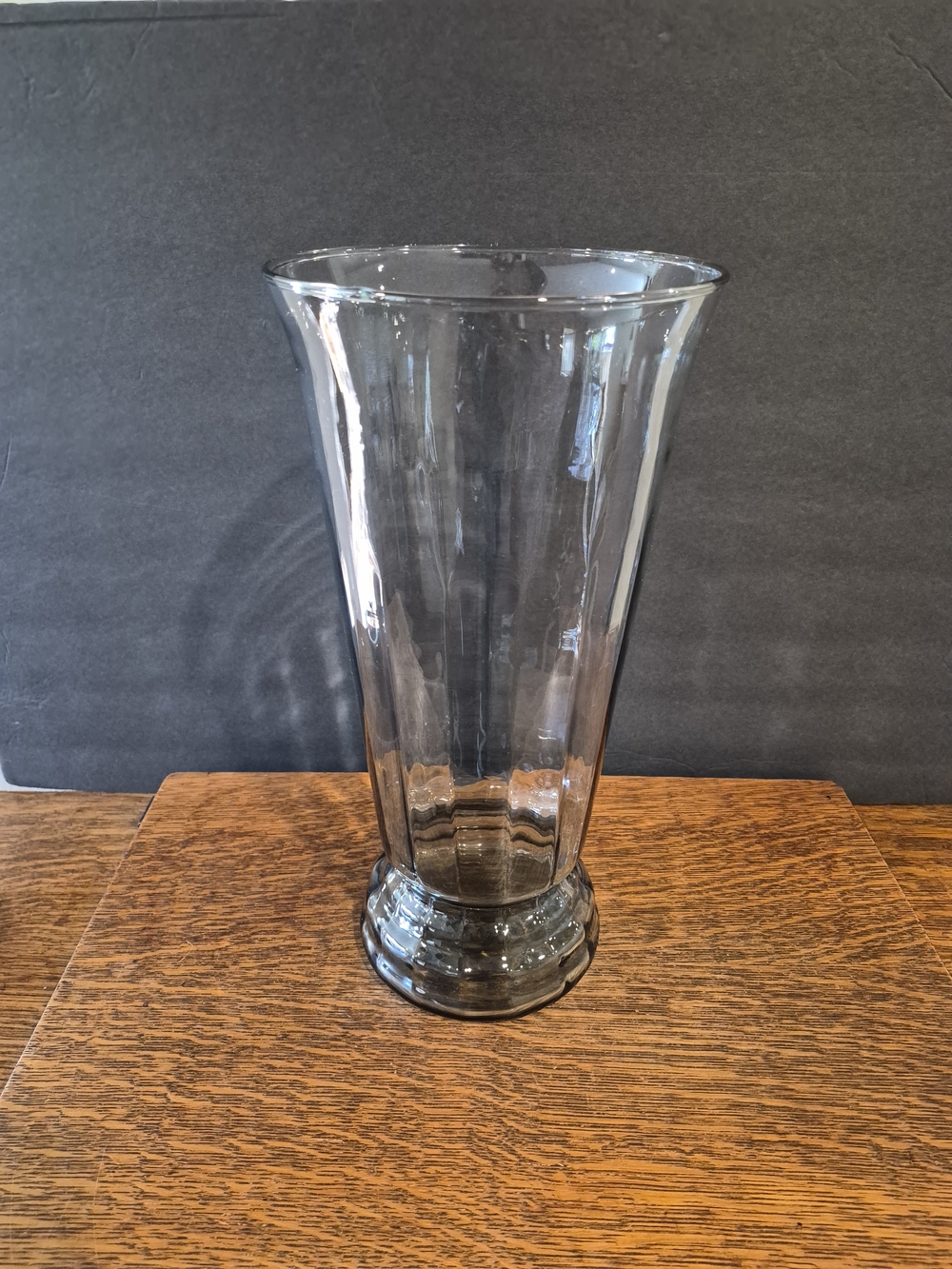 Aztec Collection by Priest International, 
Flared Glass Roman Vase 13.5"